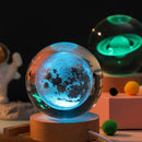 Luminária Decorativa Espacial 3D - Cosmic Glow